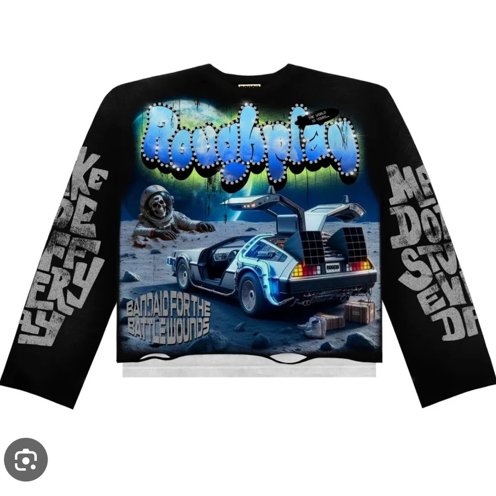 ROUGH PLAY LONG SLEEVE BLACK - L